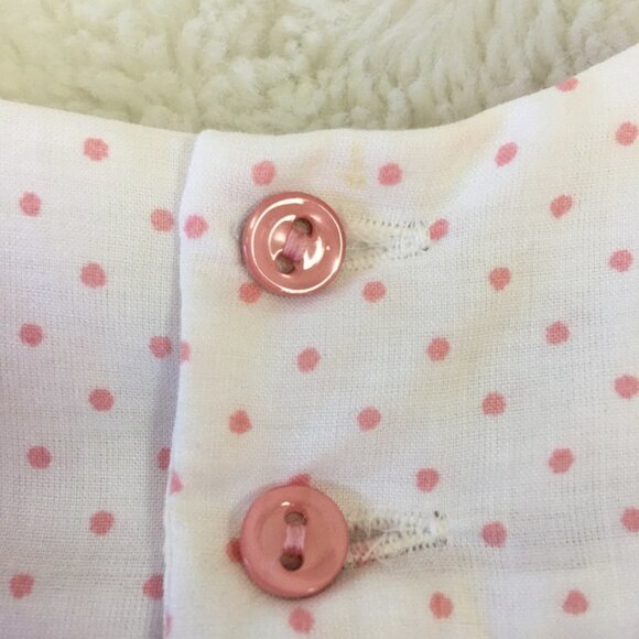 Pili Carrera Baby Girl Pink Polka Dot Dress Size 18 Months - Picture 6 of 11